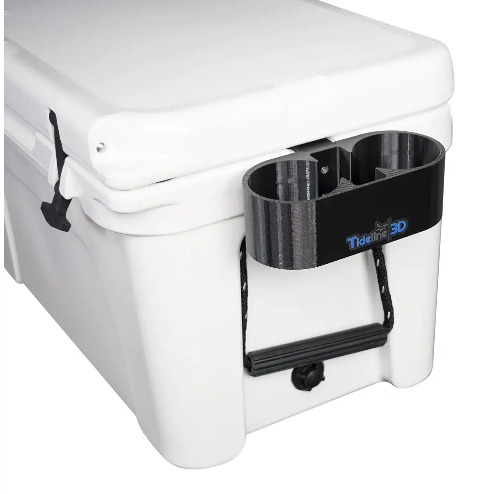 Tideline3D Cup Holder Compatible with YETI Coolers (Black Fits YETI Tundra) - Black / Fits YETI Tundra