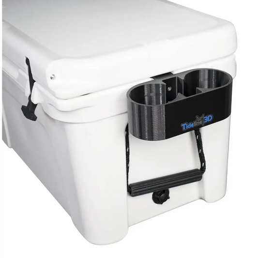 Tideline3D Cup Holder Compatible with YETI Coolers (Black Fits YETI Tundra) - Black / Fits YETI Tundra