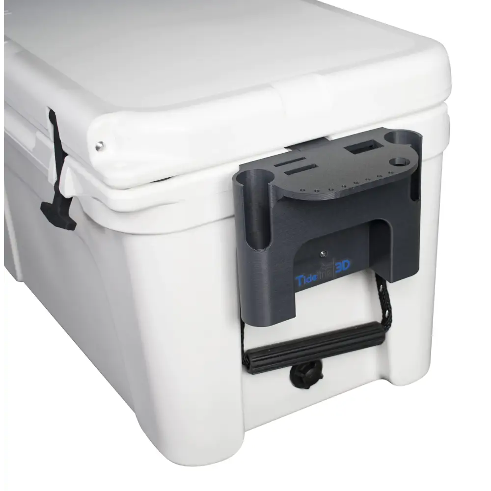 Tideline3D Fishing Rod Holder Compatible with YETI Tundra and Tundra Haul Coolers (Dark Gray) - Dark Gray / Fits Tundra