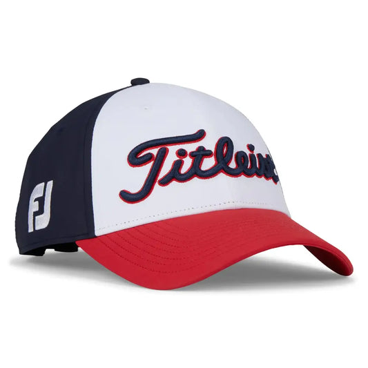 Titleist 2022 Tour Performance Golf Hat Red/White/Blue One Size Fits Most - Red|white|blue