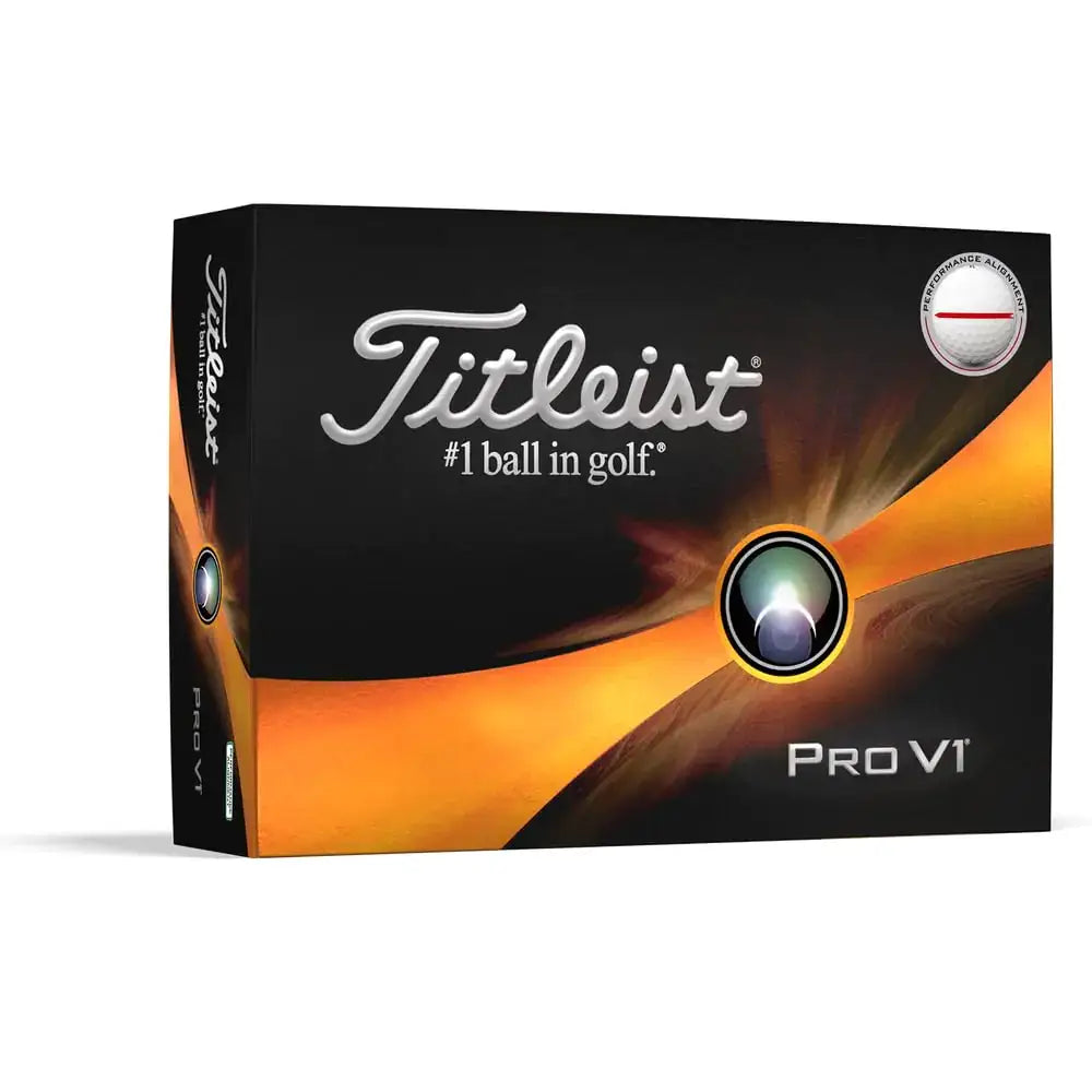 Titleist PRO V1 Performance Alignment Golf Ball RED - n/a