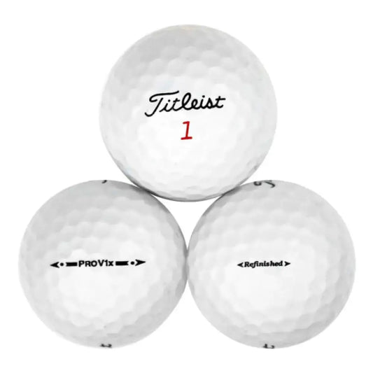 Titleist Pro V1X 2010 Mint Refinished Golf Balls White - Titleist Pro V1X 2010 Mint Refinished Golf Balls