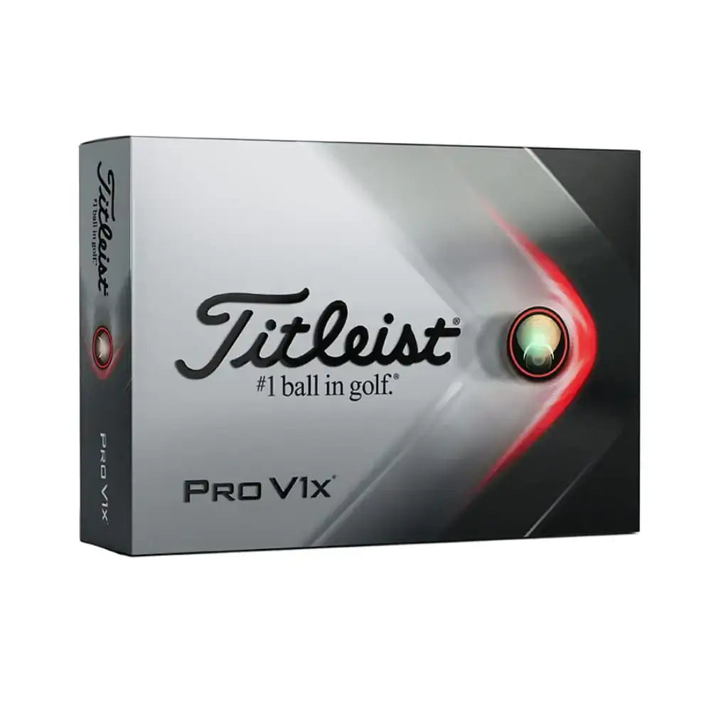 Titleist Pro V1x Golf Balls White Standard Play Numbers (1-4) One Dozen - n/a