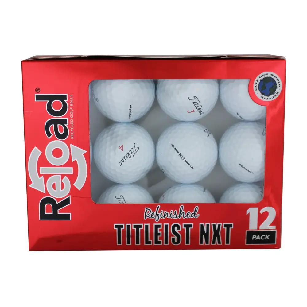 Titleist Reload Recycled Golf Balls NXT Refurbished Golf Balls (12 Pack) - n/a