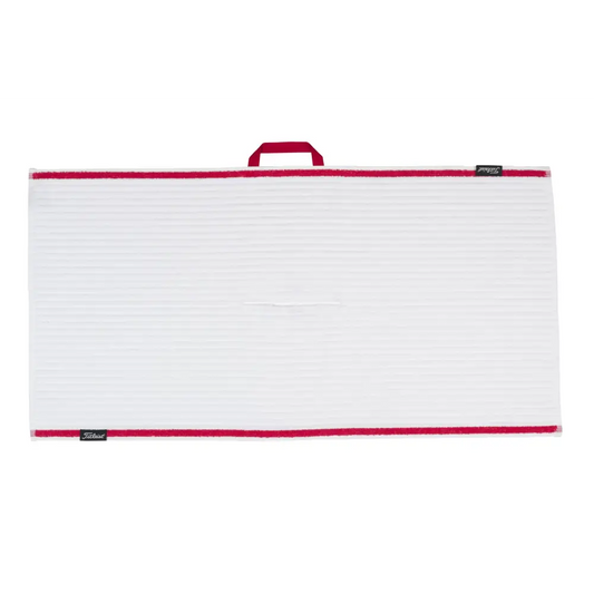 Titleist Tour Staff Golf Towel White 20 x 40-Inch (Prior Season) - n/a
