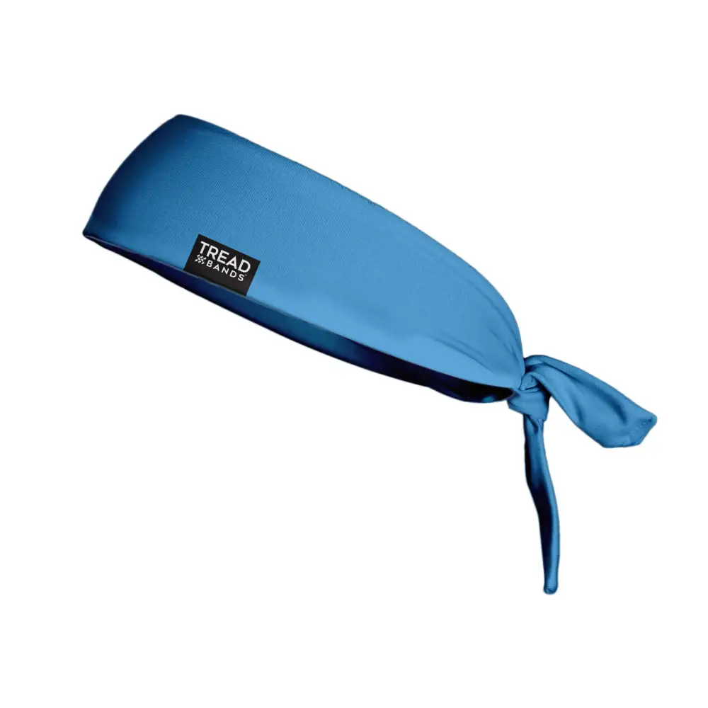 TREAD BANDS TreadBands All Terrain Tieback Non Slip Headband - Solid Colors (Columbia Blue) - Columbia Blue