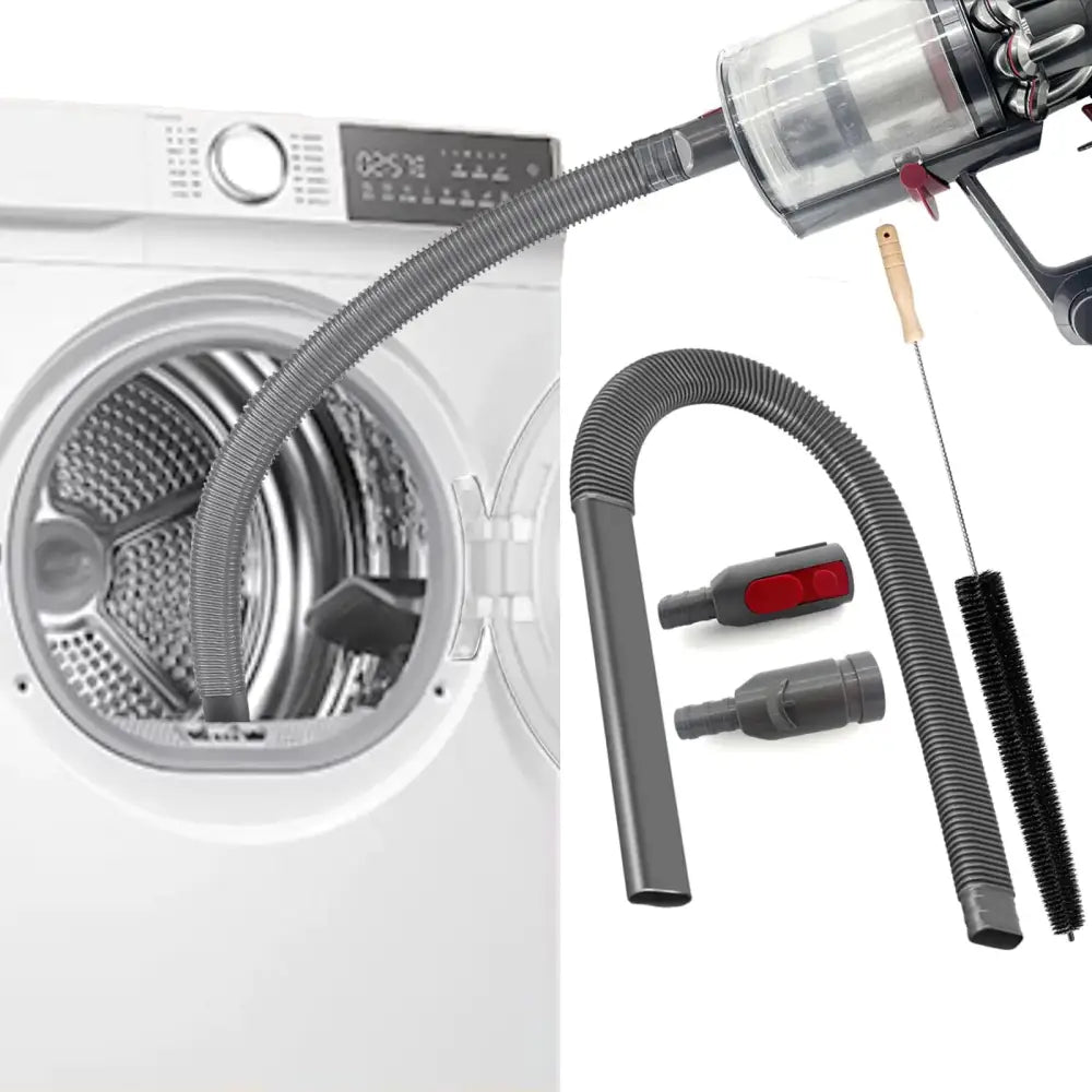 Upgraded Dryer Vent Cleaner Kit Compatible with Dryer Lint Vacuum Attachment for Dyson V7 V8 V10 V6 V11 V12 V15
