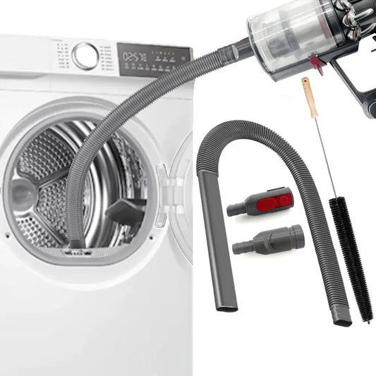 Upgraded Dryer Vent Cleaner Kit Compatible with Dryer Lint Vacuum Attachment for Dyson V7 V8 V10 V6 V11 V12 V15