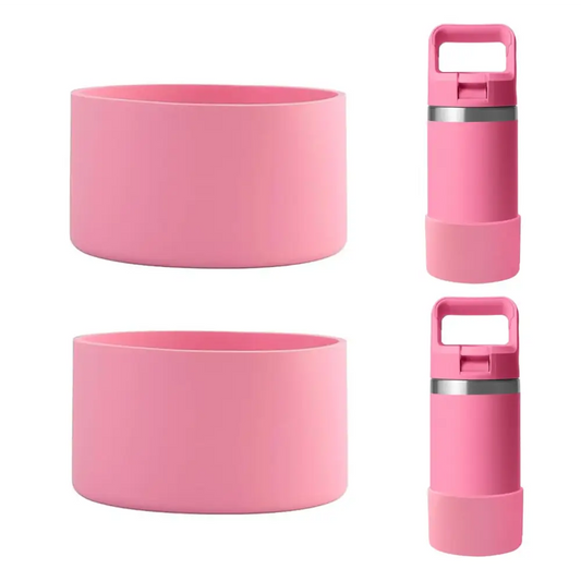 UWSTE 2Pcs Silicone Boot for YETI Rambler Jr 12oz and 18oz Bottle Anti-Slip Sleeve Bottom Protector Accessories