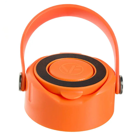 Versafactor WaterLink MagSafe Compatible Lid for YETI Rambler Chug Cap AirTag Holder Magnetic Phone Stand (Orange