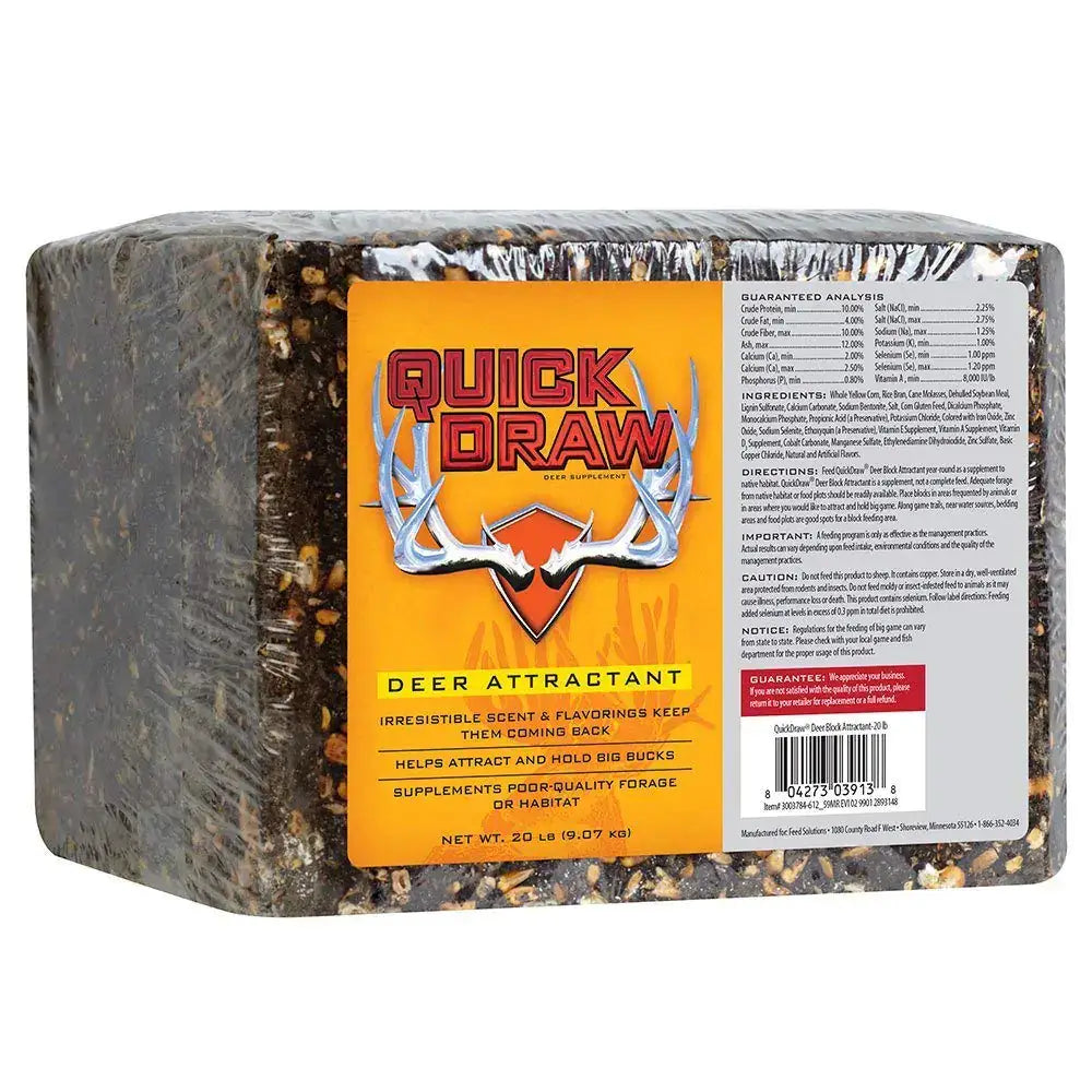 Waggin’ Train Purina Quick Draw Deer Attractant Deer Block 20 lbs - n/a