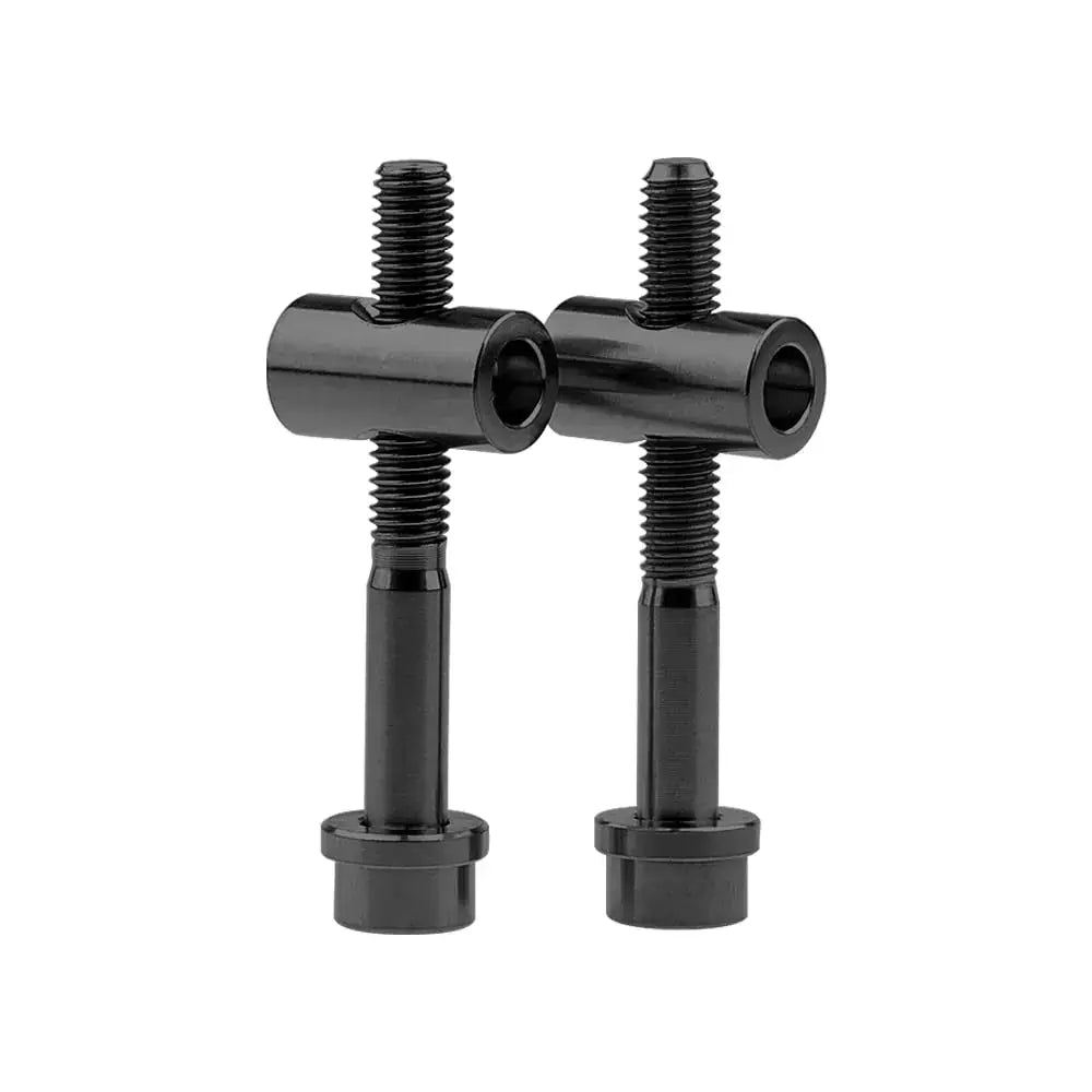 Wanyifa Titanium Ti M5 X 40mm Bolt Nut Washer for Easton Ec90 Ec70 Zero Seatpost (Normal Titanium) - Normal Titanium