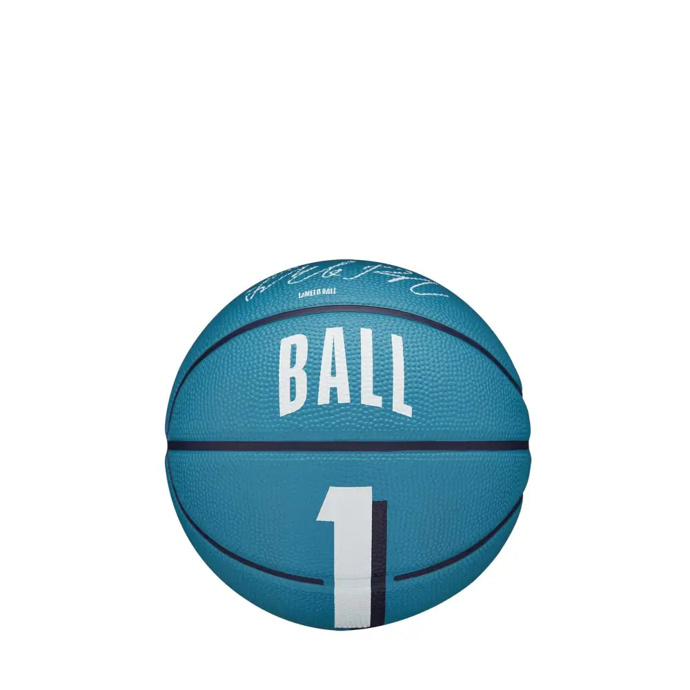 Wilson Basketball NBA Player Icon Mini LaMelo Ball Charlotte Hornets Outdoor und Indoor - LaMelo Ball / 3