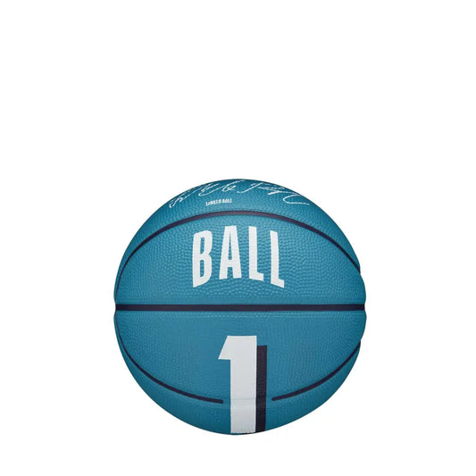 Wilson Basketball NBA Player Icon Mini LaMelo Ball Charlotte Hornets Outdoor und Indoor - LaMelo Ball / 3
