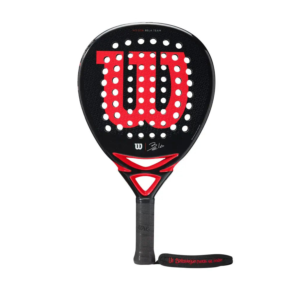 WILSON BELA Team Padel BKRD 2 WR065711U2 - Black / Red / One Size