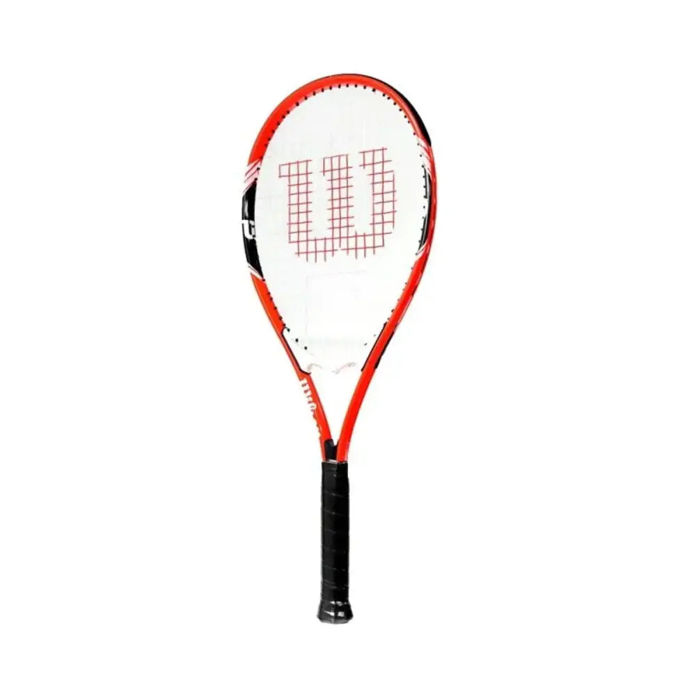 Wilson Federer Adult Recreational Tennis Racket - Grip Size 3 - 4 3/8’’ Red/White/Black - n/a
