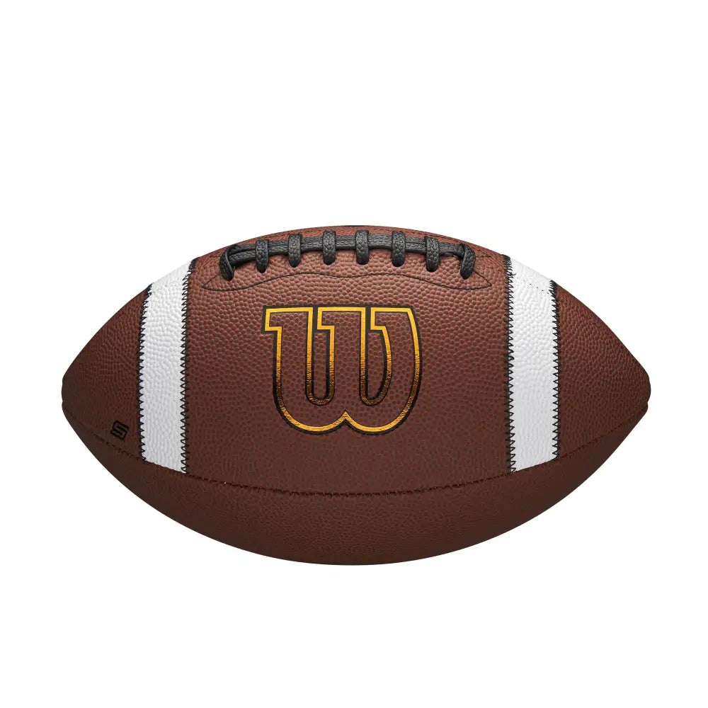 WILSON GST SpeedSkin Football - Brown Official Size - Official Size