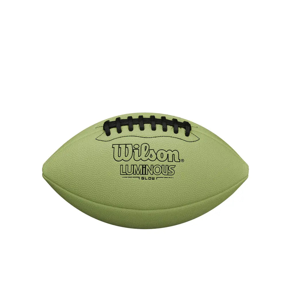 Wilson Luminous Glow Football - Junior Size Green - n/a