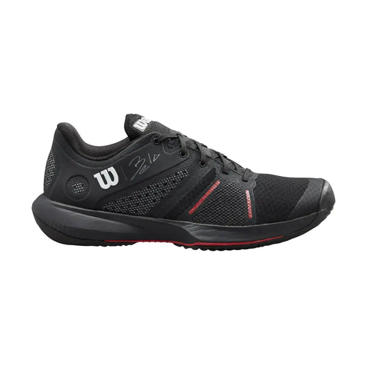 WILSON Mens Sneaker Black/Red 9.5 - Black/Red / 9.5