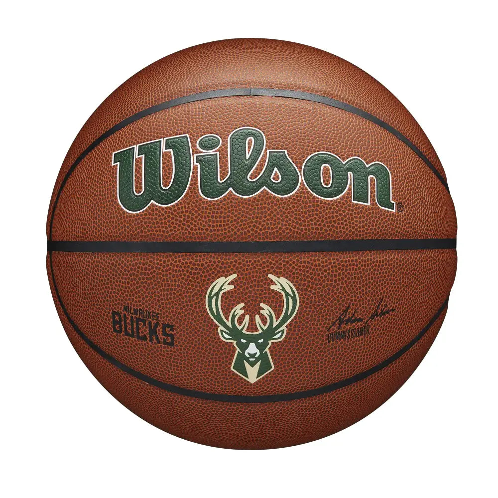 WILSON NBA Team Alliance Basketball - Milwaukee Bucks Size 7-29.5’’ - Milwaukee Bucks
