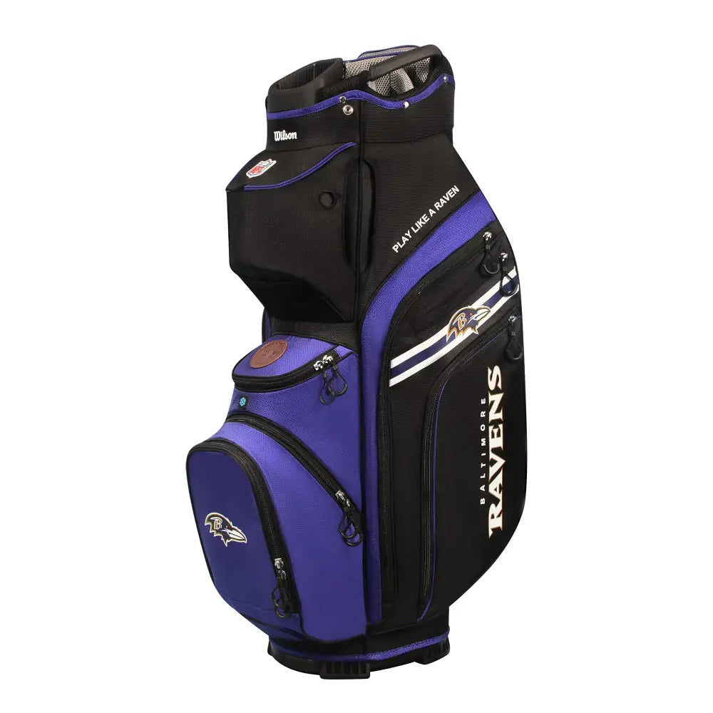Wilson NFL Golf Bag - Cart Baltimore Ravens - Baltimore Ravens