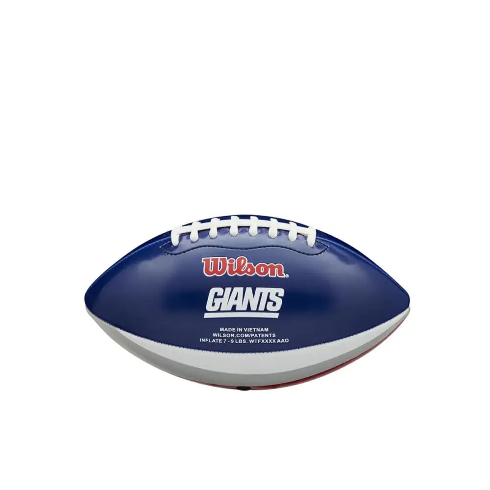 Wilson NFL Mini Team PeeWee Football-New York Giants - New York Giants / Soft Touch Team Football / Mini