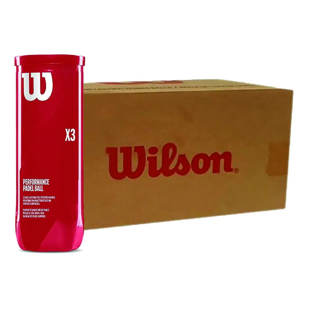 Wilson Padel X3 Box (24 Tubes of 3 Balls) - n/a