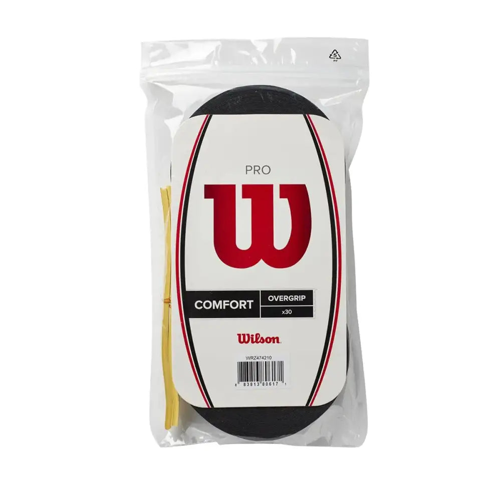 Wilson Pro Overgrip 30er Pack-Schwarz One Size - Schwarz / Einheitsgröße
