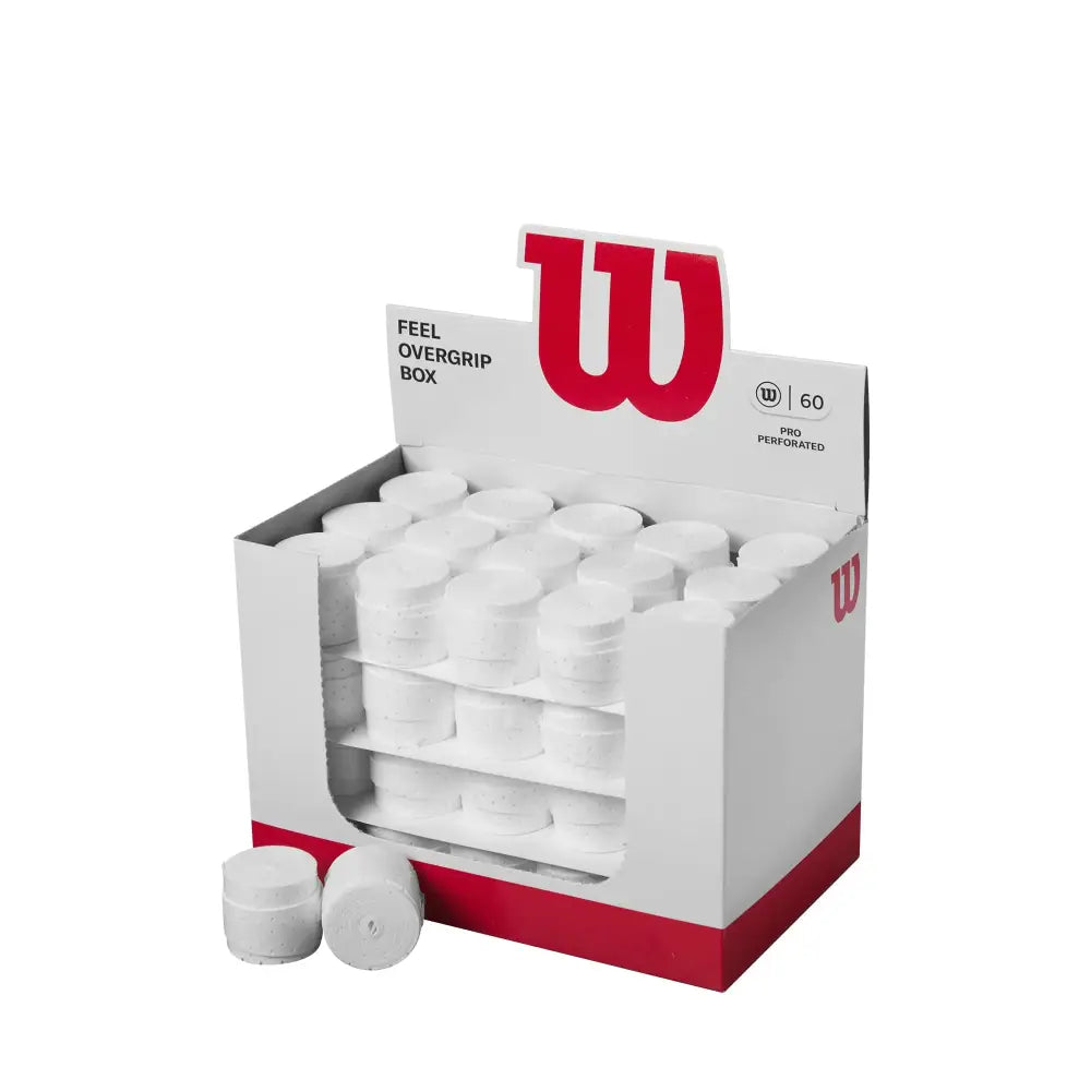 WILSON Pro Overgrip Perforated - 60 Pack White - n/a