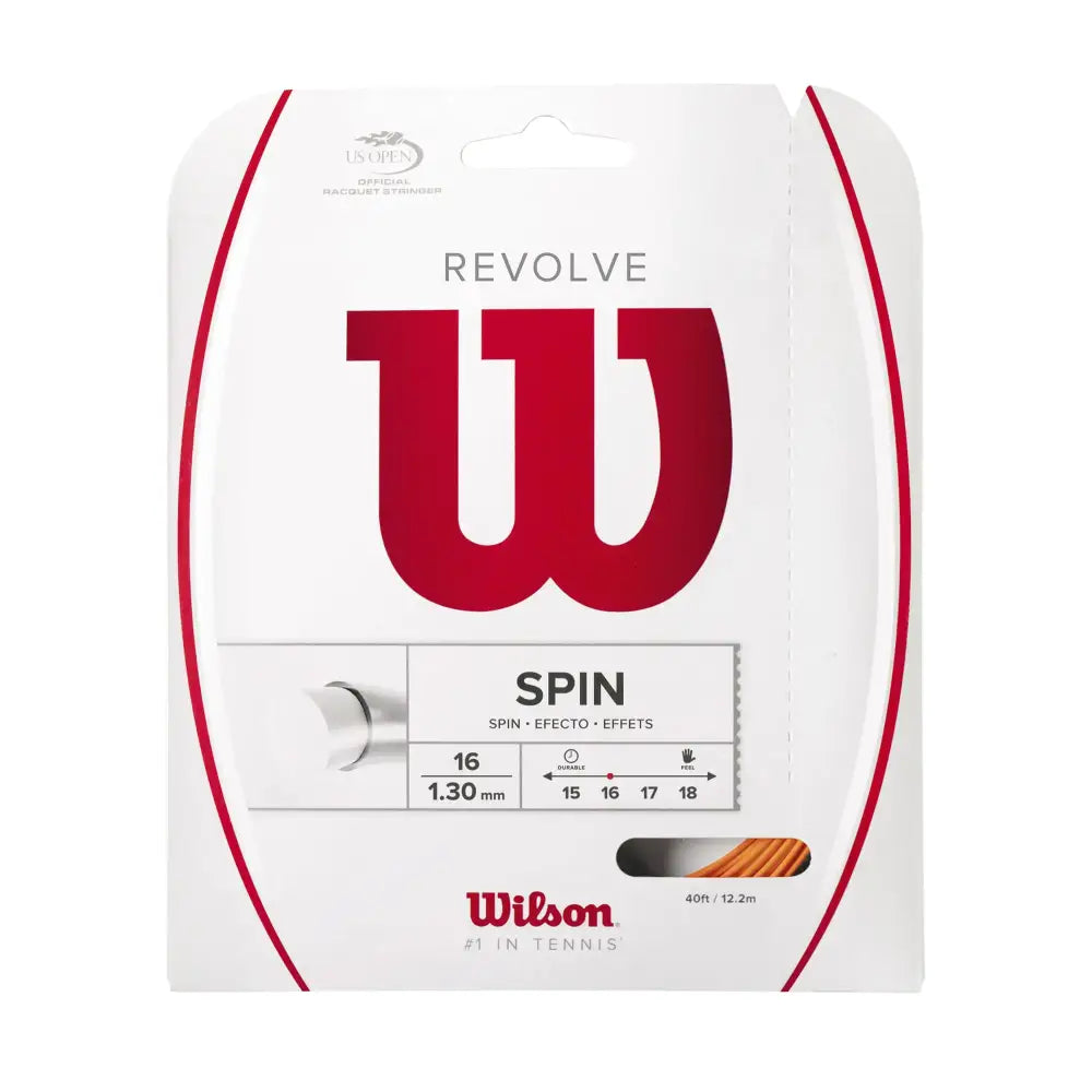 Wilson Revolve 16 Tennis String - Set Orange - n/a