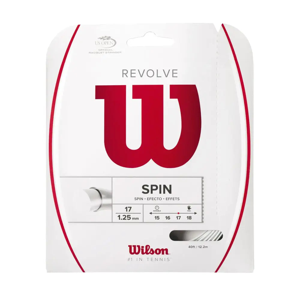 Wilson Revolve 17 Tennis String - Set White - n/a