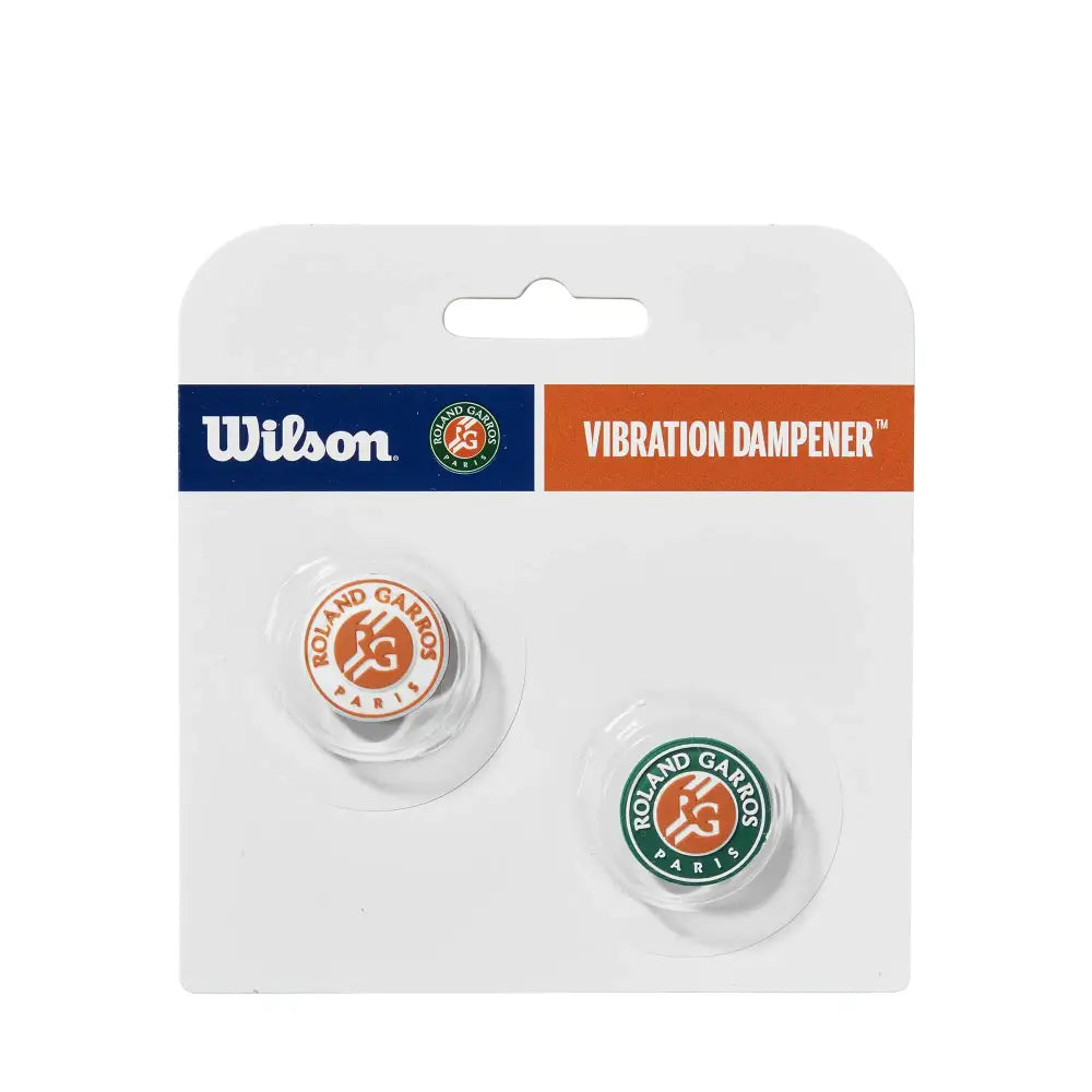 WILSON Roland-Garros Vibration Dampeners - 2 Pack Orange/Green/White - n/a