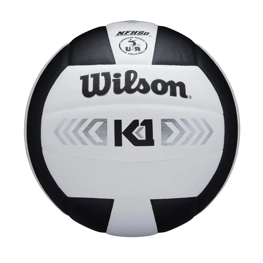 WILSON Sporting Goods K1 Silver Volleyball - Blue/White (WTH1895B3ID) - K1 Silver / Black/White