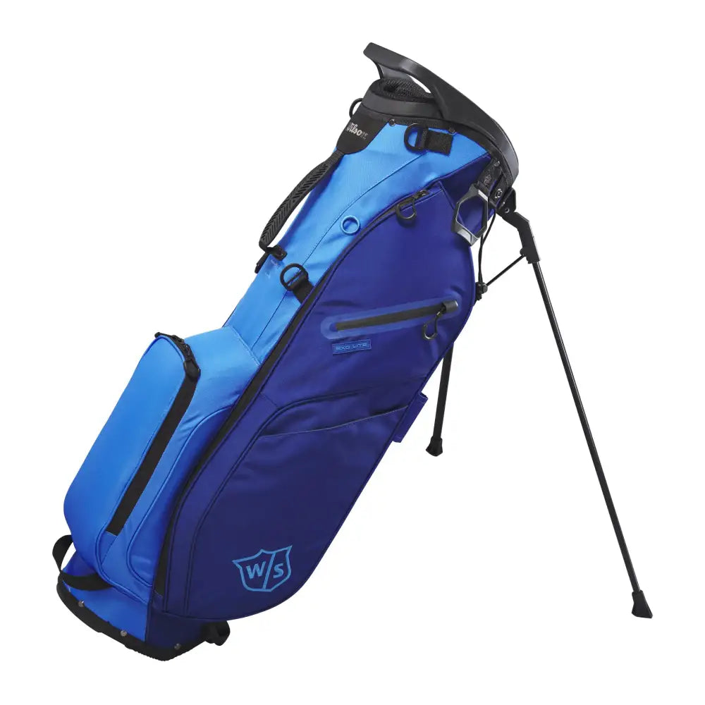 Wilson Staff Exo Lite Stand Bag - Dark Blue/Light Blue - Dark Blue/Light Blue