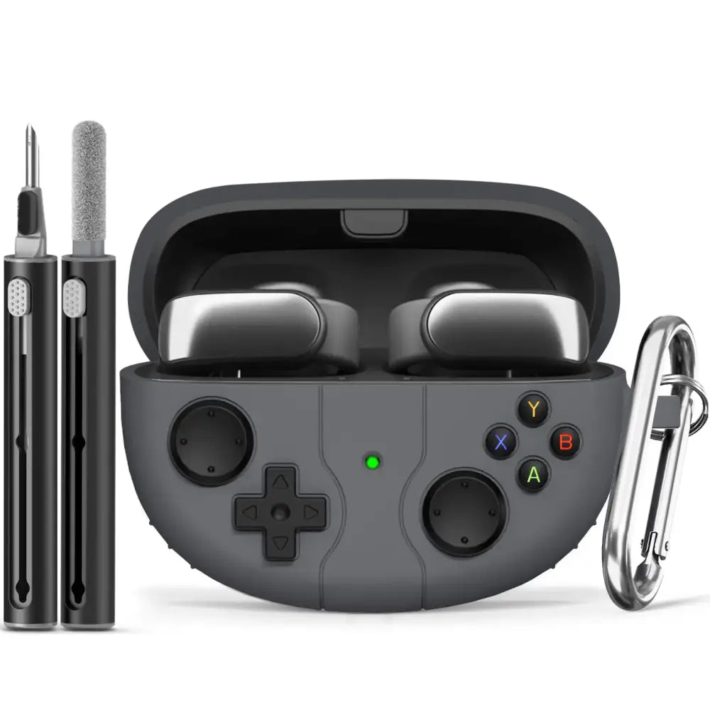 with 3D Decompression Button for New Bose Ultra Open Earbuds Case Cover Game Console Design Case Silicone Protective