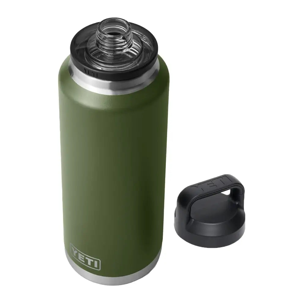 YETI Rambler 46 oz Bottle Retired Color Vacuum Insulated Stainless Steel with Chug Cap Highlands Olive - Highlands Olive