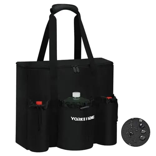 Yorkenbe Camping Stove Carry bag for Coleman 1-Burner Butane Stove Stove Storage bag with Double Zipper 3 Adjustable