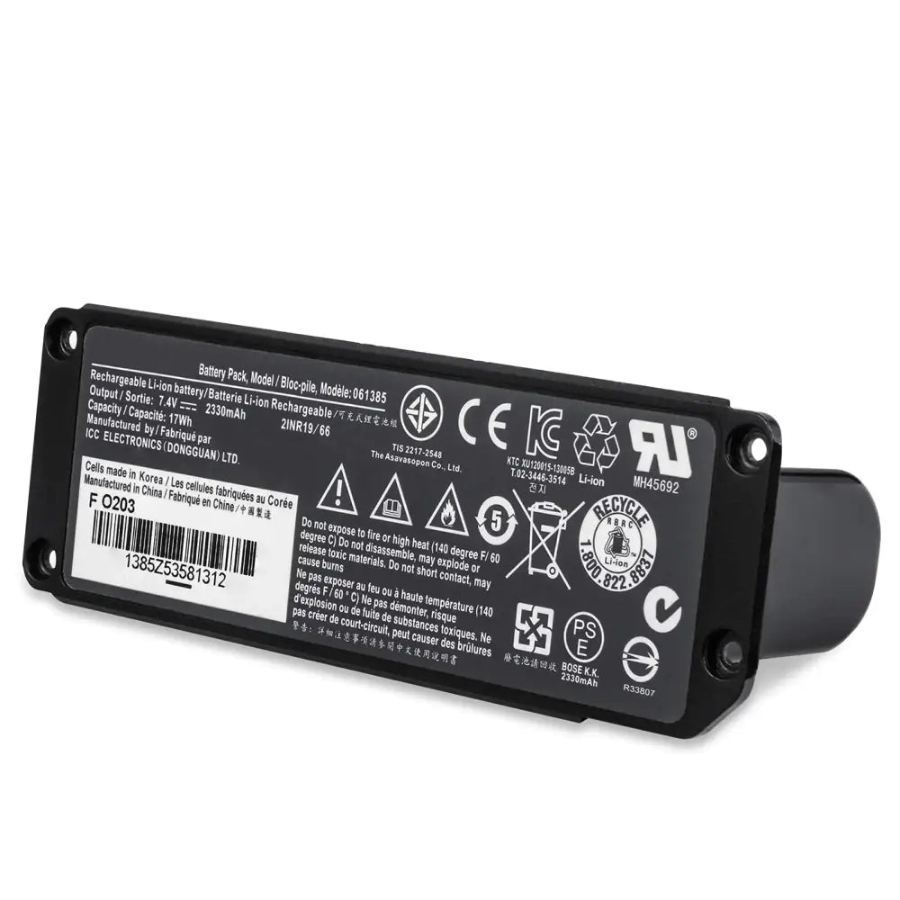 YXXM 17WH 2CELL 061384 061385 061386 063287 Battery for Bose SoundLink Mini One 1 - n/a