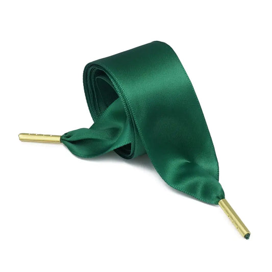 ZOOEASS 2 Pairs Women Fashion Satin Ribbon Shoelaces Shoe Laces For Solid Color ShoesIdeal for Converse Nike VANS